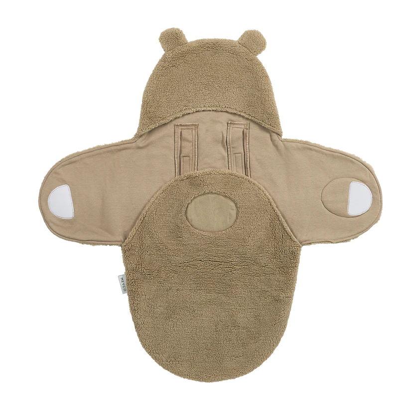 Meyco Wikkeldeken Teddy Bear - Brown