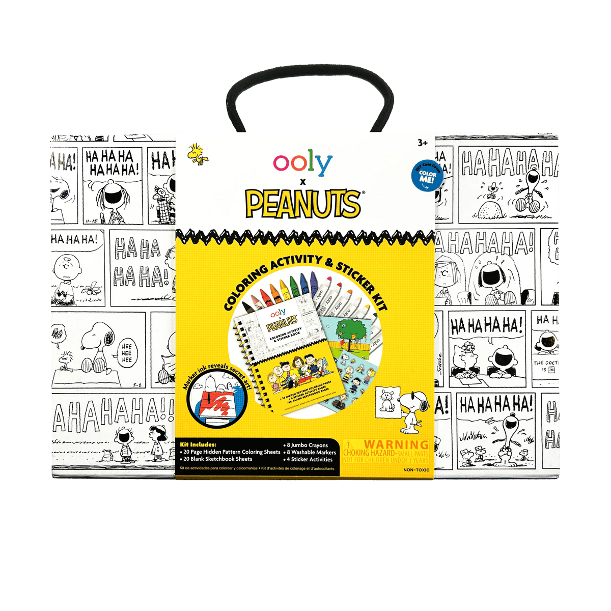 Ooly x Peanuts Kleur- en Stickerboek