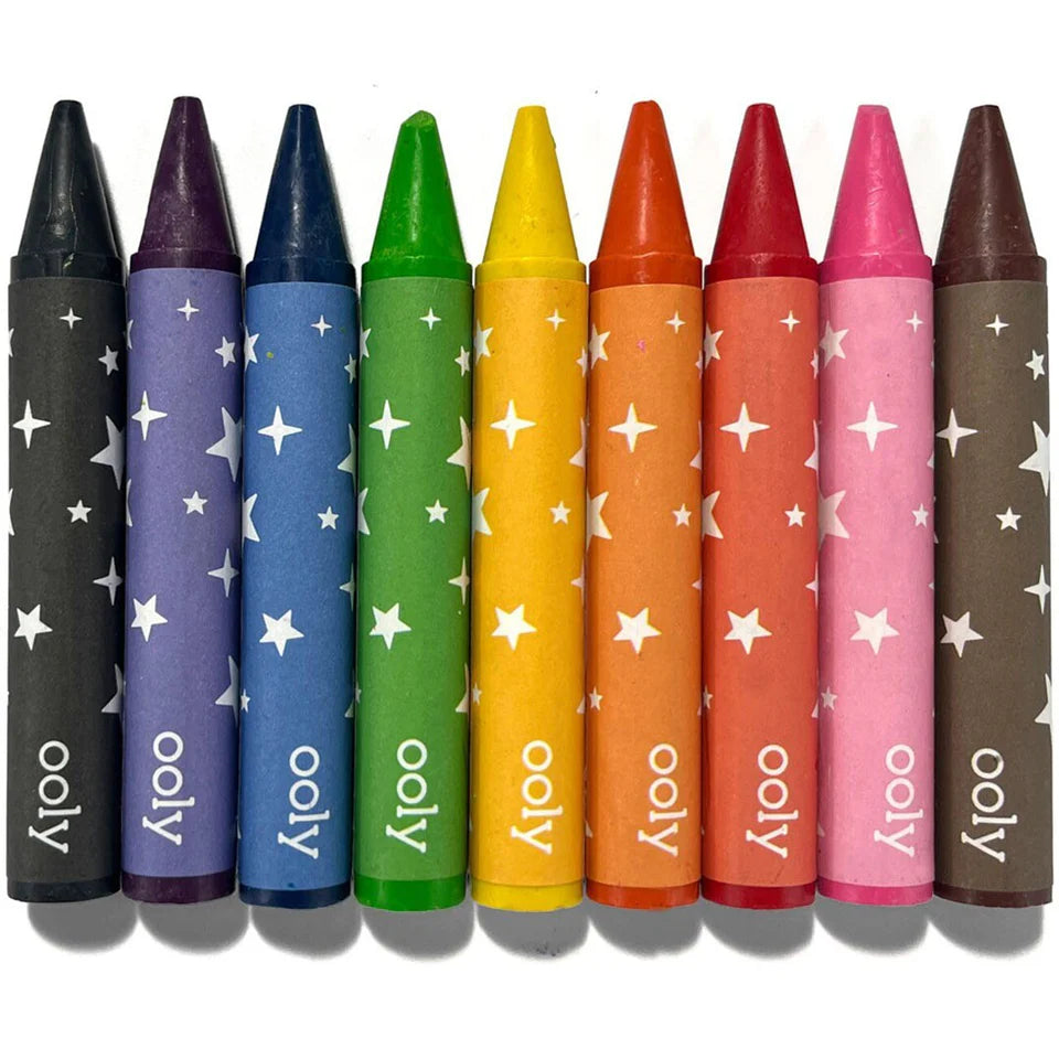 Ooly - Carry Along Crayons & Coloring Book Kit - Unicorn Pals - Kleurboek Voor Kinderen - 48 Pagina's Met Illustraties En 9 Jumbo Kleurpotloden - Ontworpen Met Een Handvat Om Gemakkelijk Mee Te Nemen - Geschikt Voor Kinderen Vanaf 3 Jaar