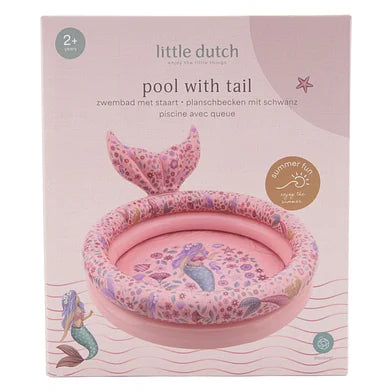 Little Dutch Zwembadje Walvis 80cm Roos