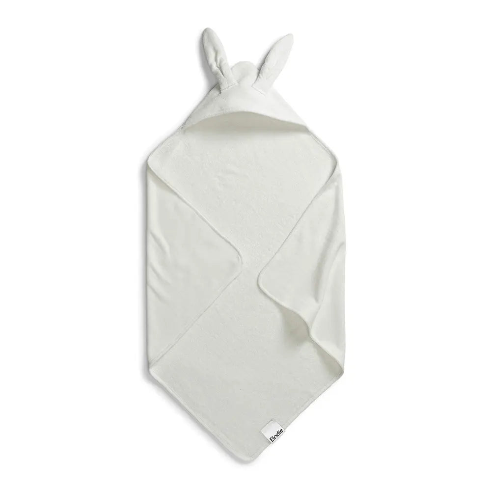 Elodie Handdoek met Capuchon - Vanilla White Bunny