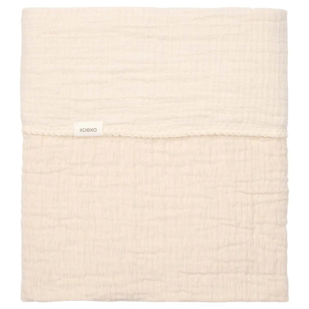 Koeka Ledikantdeken Rivoli warm white 100x150cm