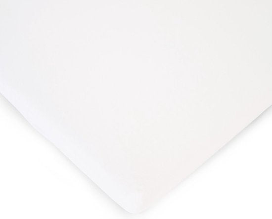 Childhome Hoeslaken Babybed - 60x120 cm - Biokatoen - Wit