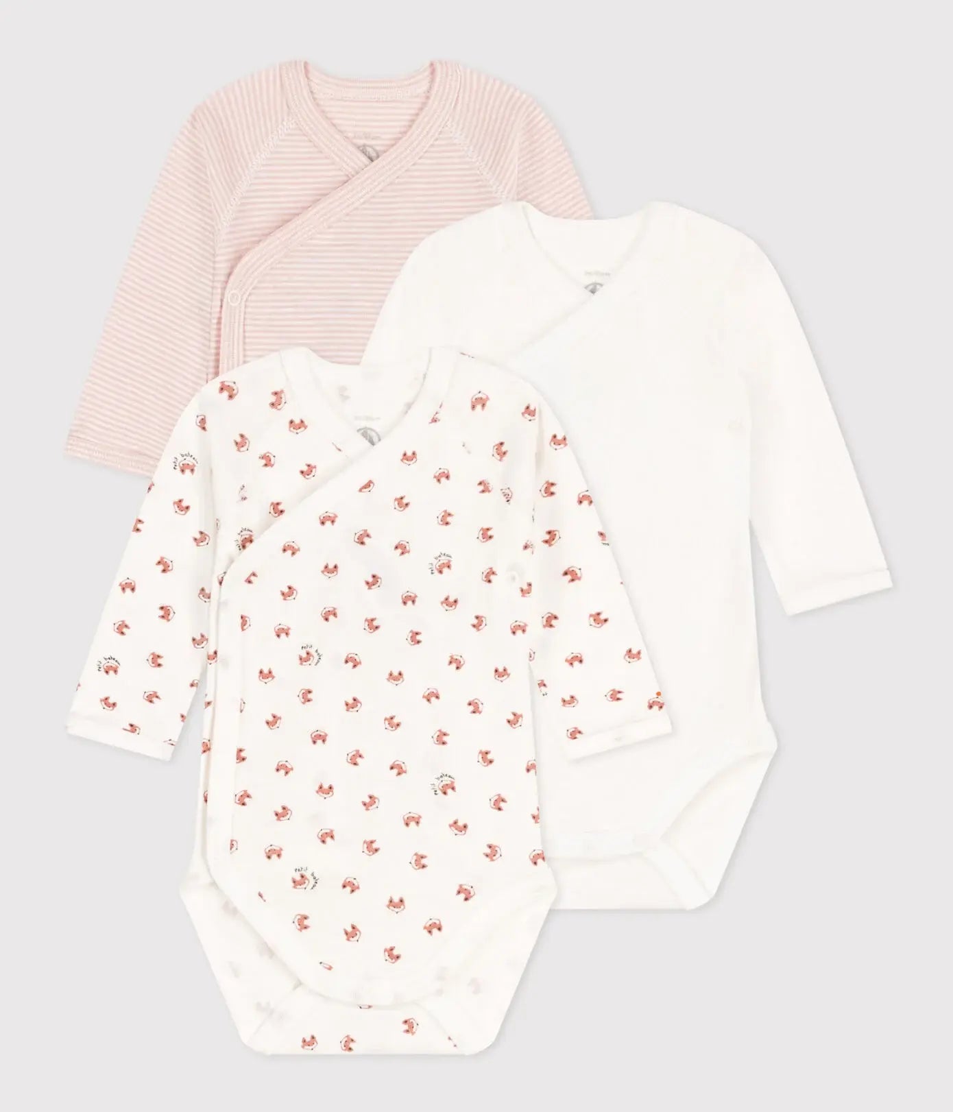 Petit Bateau Set 3 Body's Vosjes