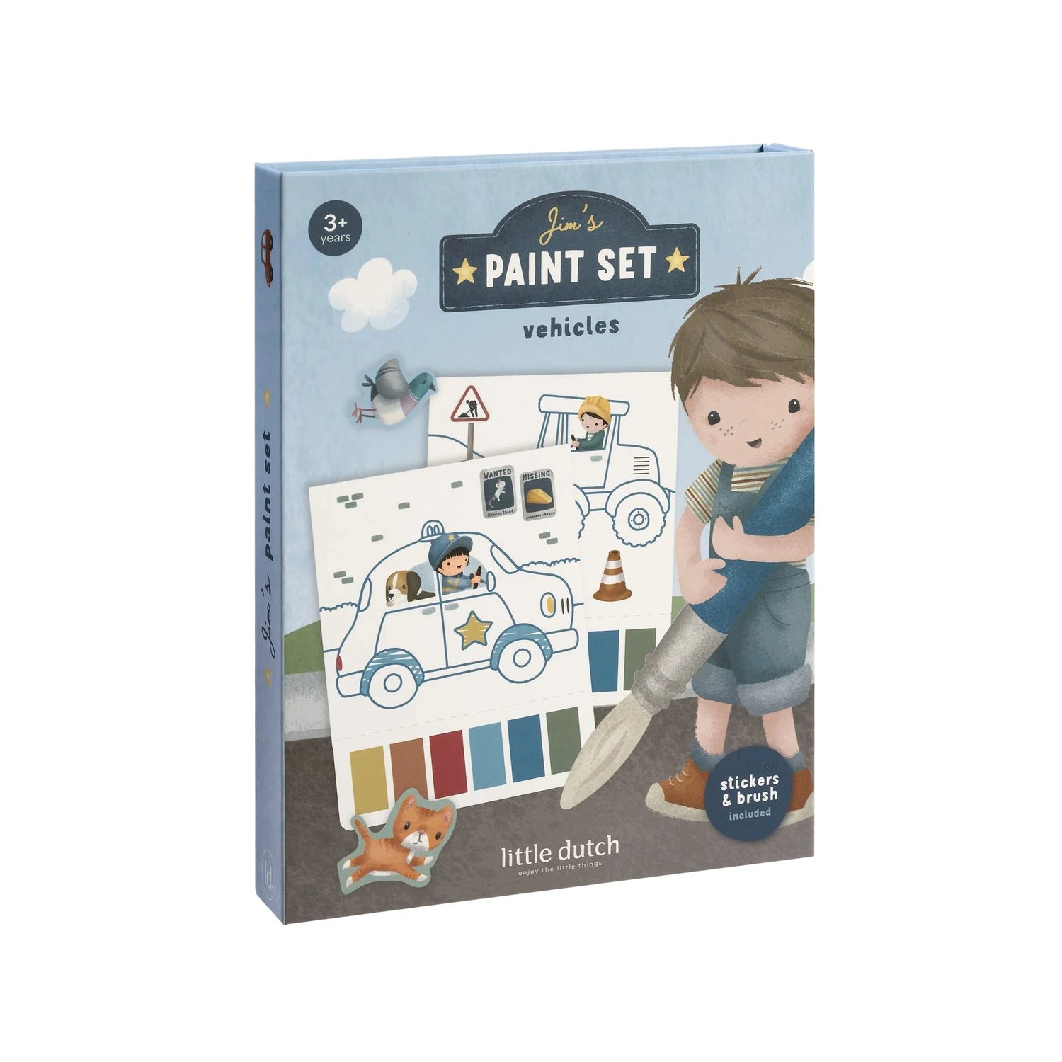 Little Dutch Verfboek - Jim