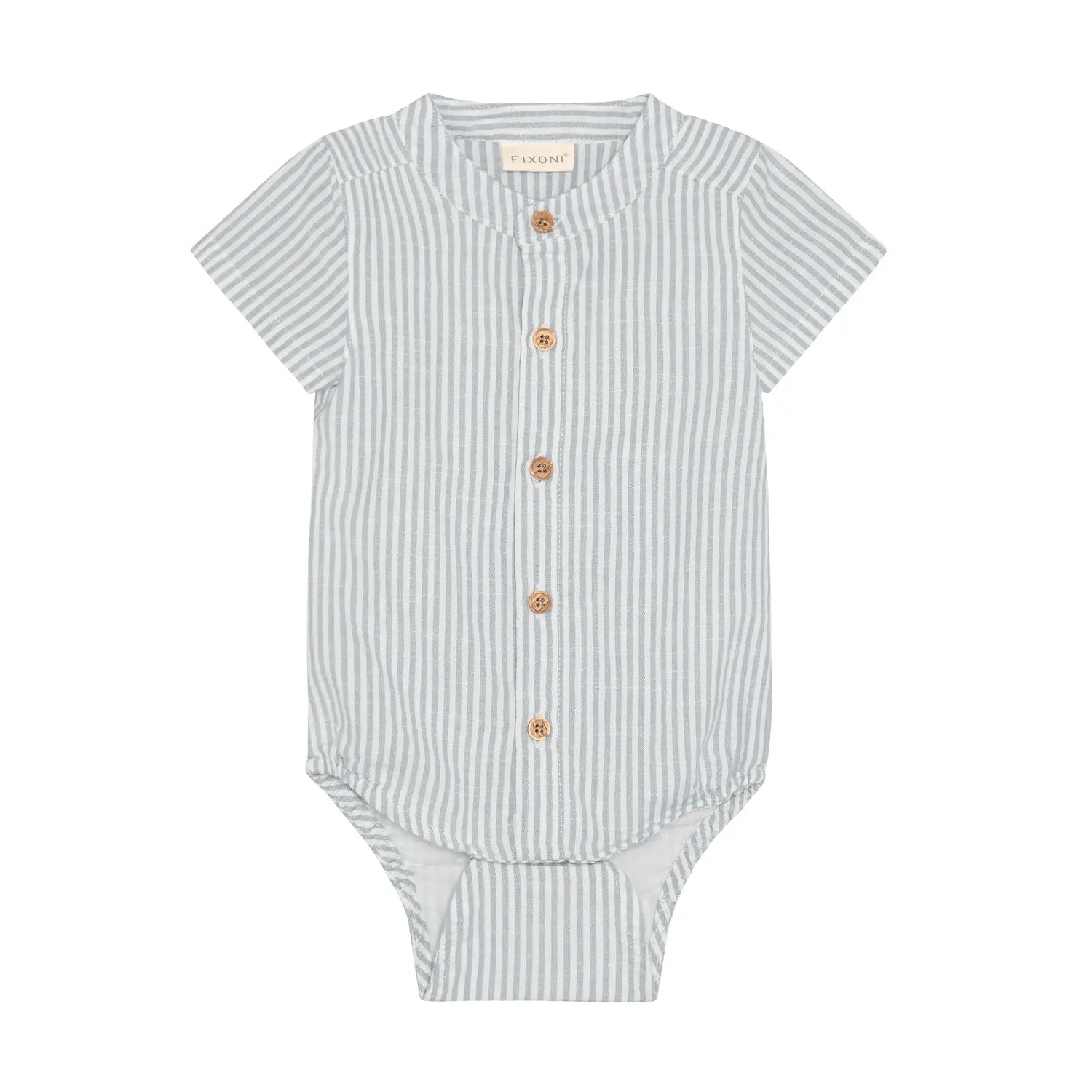 Fixoni Body Shirt Geweven Blauw - Mountain Spring