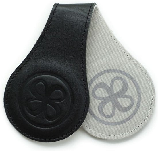 Cloby Leren Swaddle Clips - Zwart