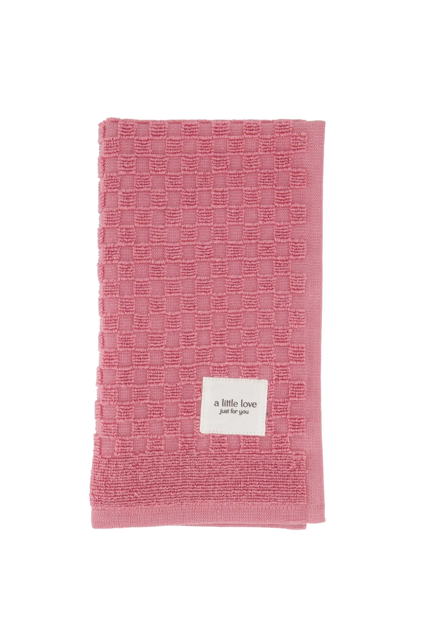 Zusss Gastendoekje A Little Love - Roze