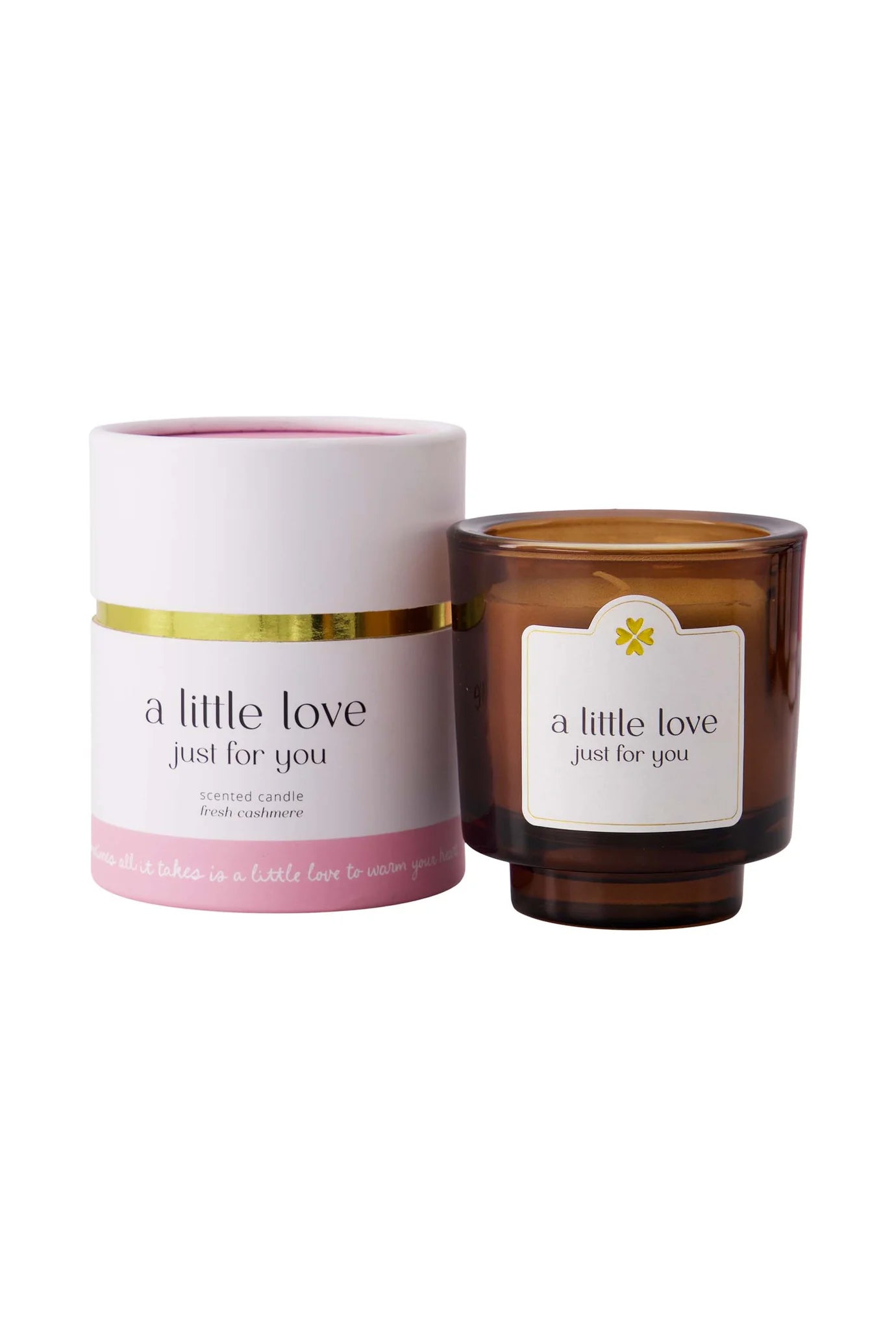 Zusss Geurkaars In Koker A Little Love Just For You Fresh Cashmere - Roze