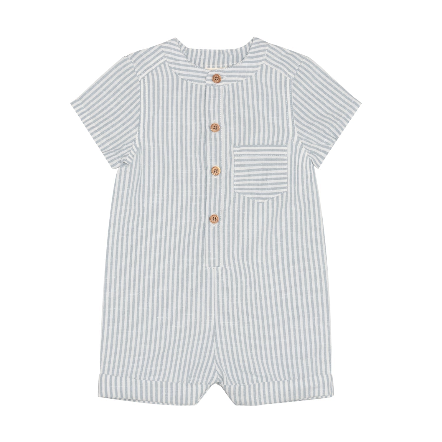 Fixoni Jumpsuit Blauw Gestreept - Mountain Spring