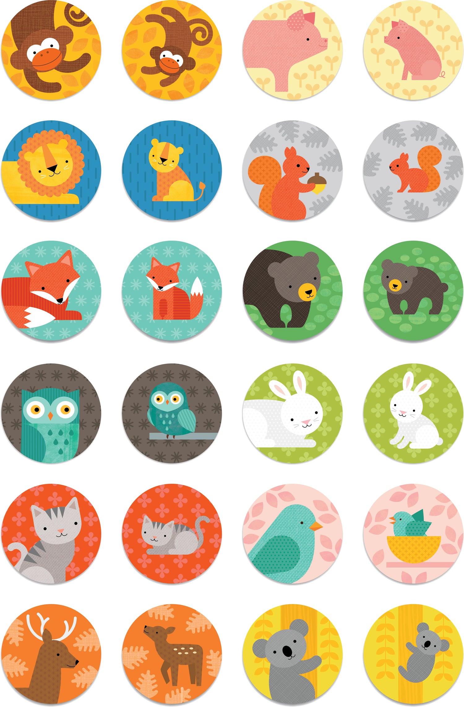 Petit Collage Memoryspel Dieren