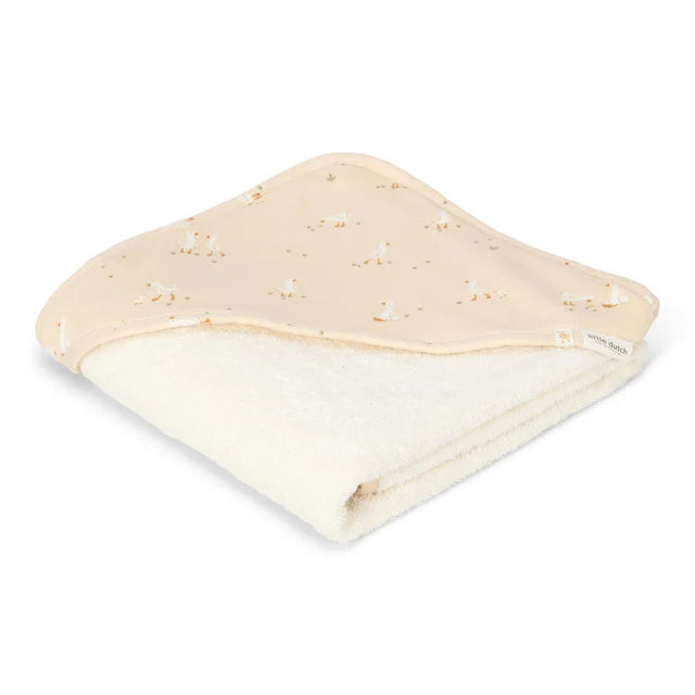 Little Dutch Badcape Newborn Naturals 75 x 75cm - Little Goose