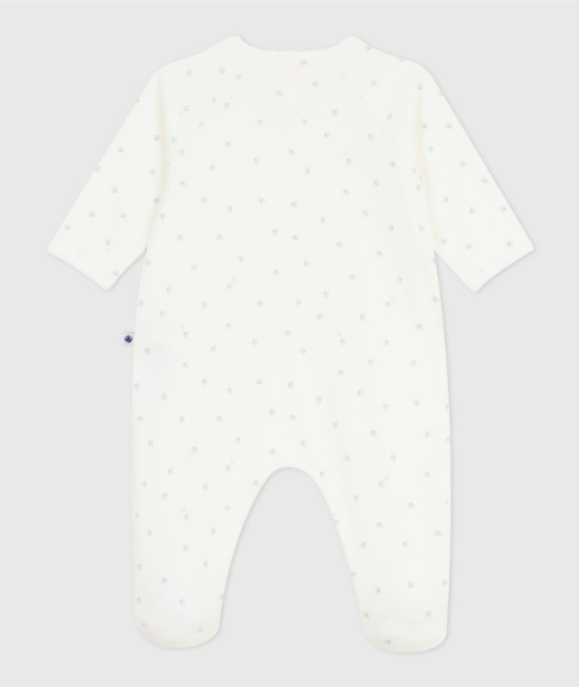Petit Bateau | Katoenen babypyjama met pootjesprint