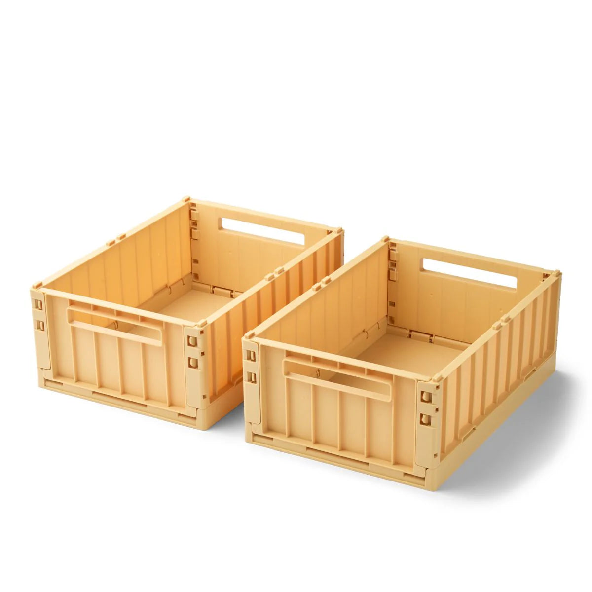Liewood Weston Small Storage Box 2Pack - Lemon Yellow
