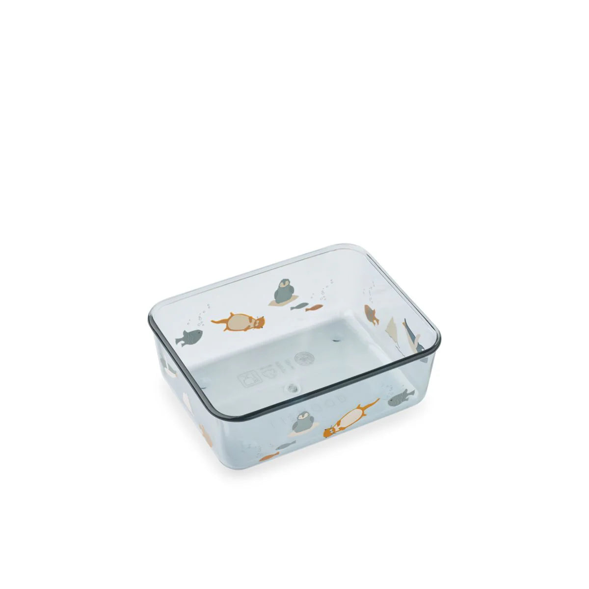 Liewood Ako Tritan Snack Box - Arctic Sea / Ocean view