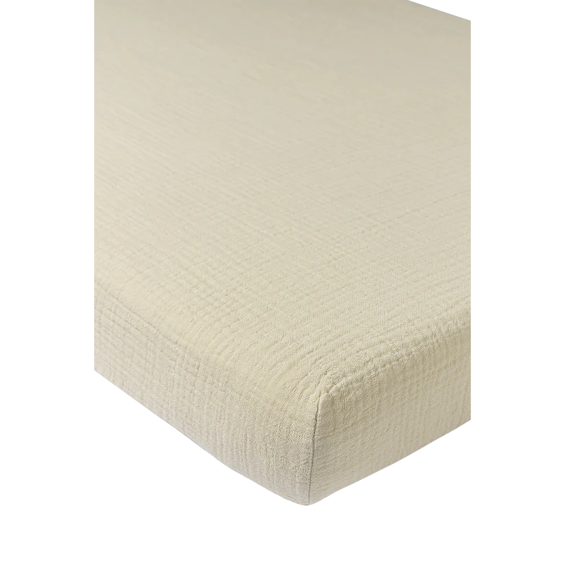 Meyco Hoeslaken Pre-Washed Hydrofiel 70x140cm - Soft Sand