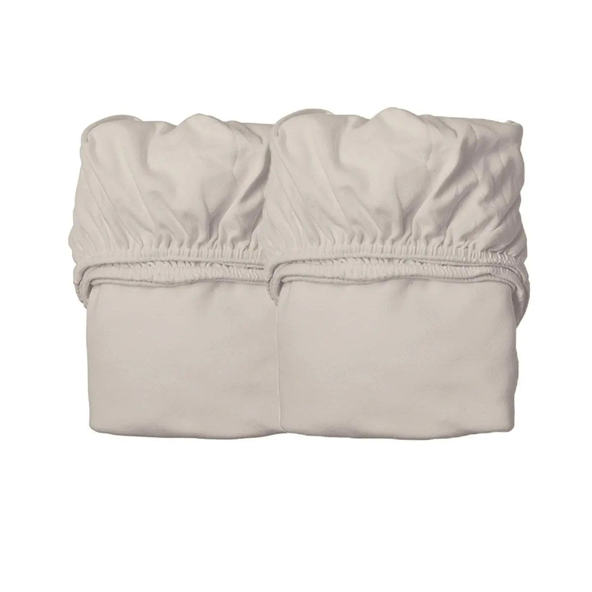 Leander Sheets For Babybed Organic 2-pack 60x120cm - Cappucino