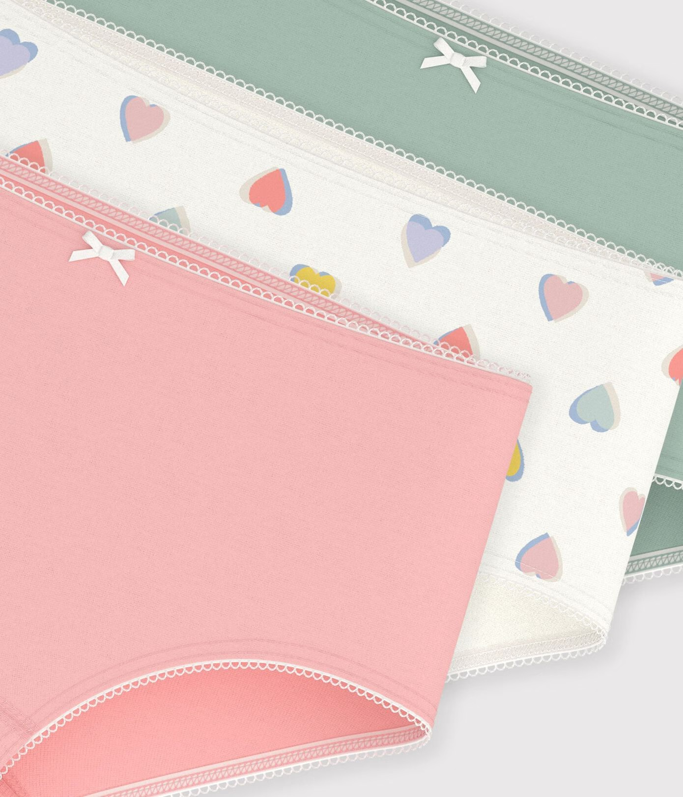 Petit Bateau 3 Shorty's - Multicolor