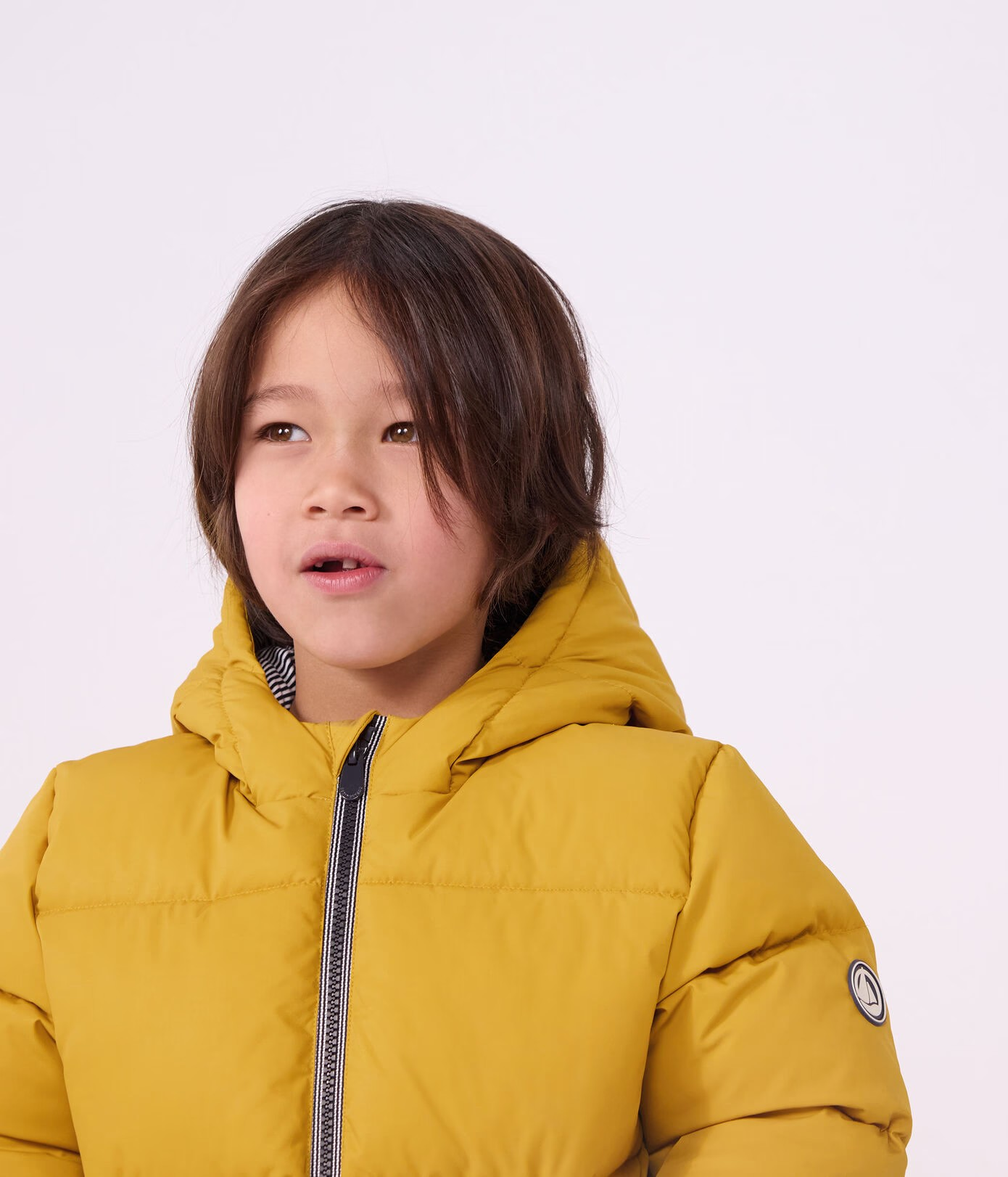 Petit Bateau Gewatteerde Jas - Geel
