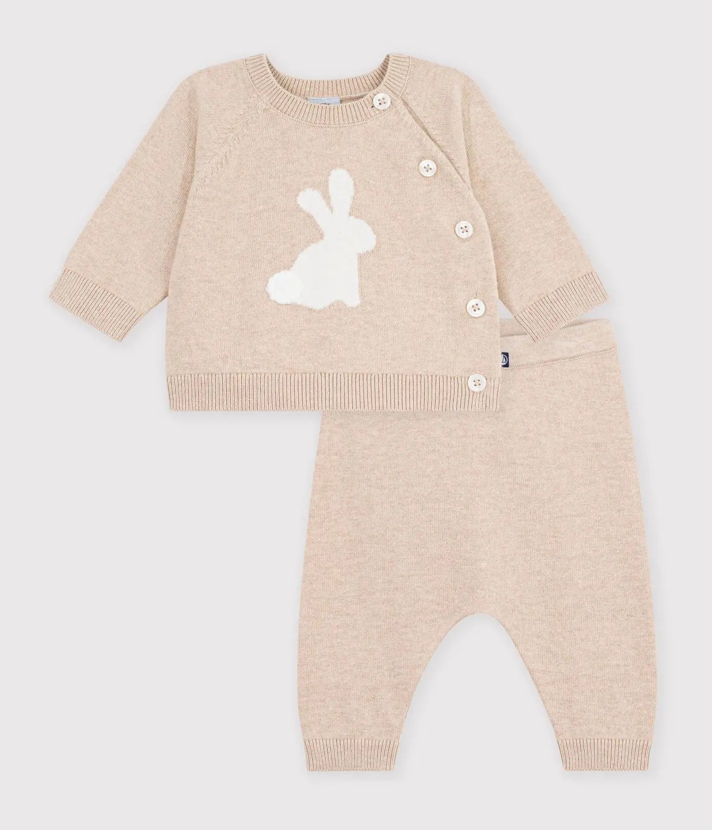 Petit Bateau Set Van 2 Stuks - Ecru