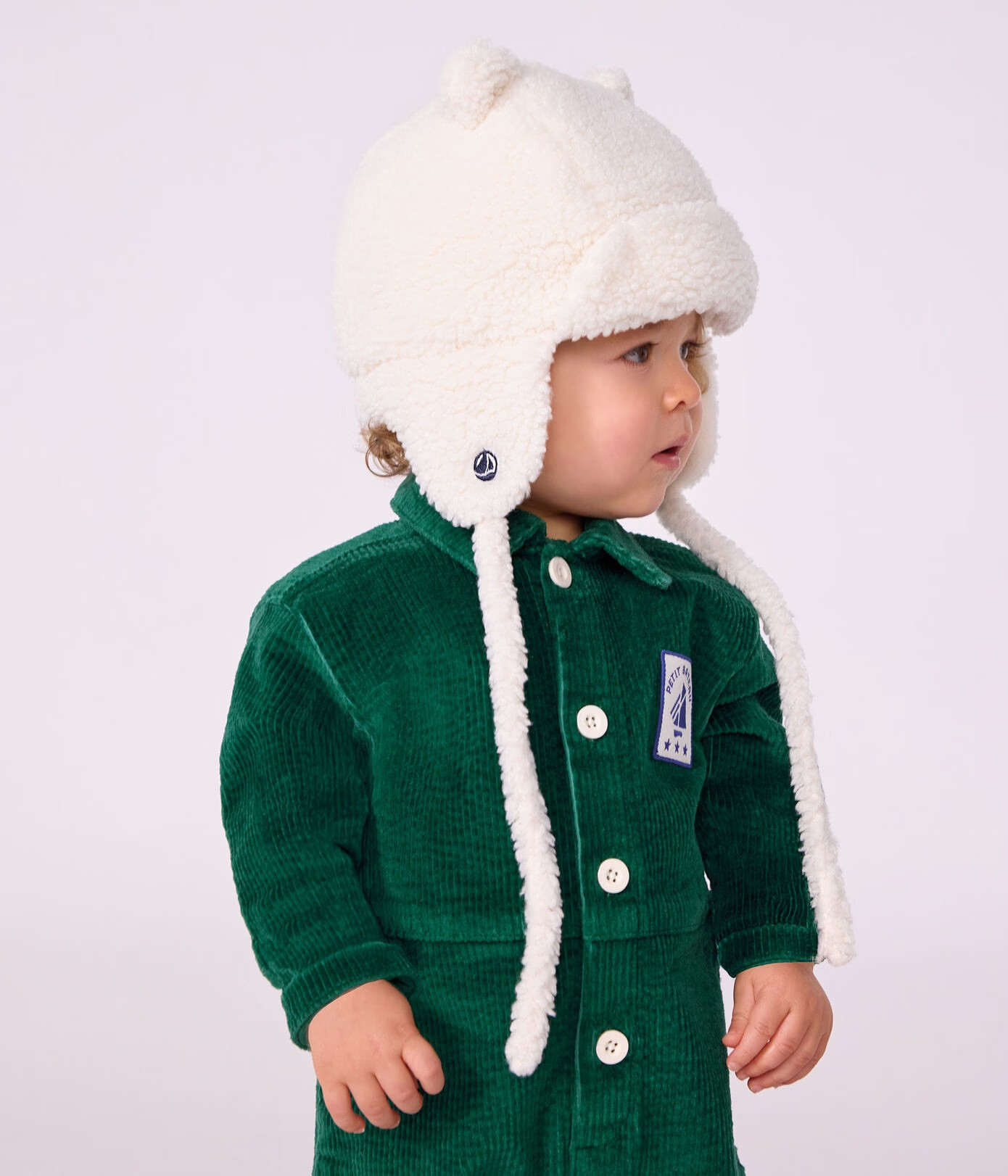 Petit Bateau Mutsje - Ecru