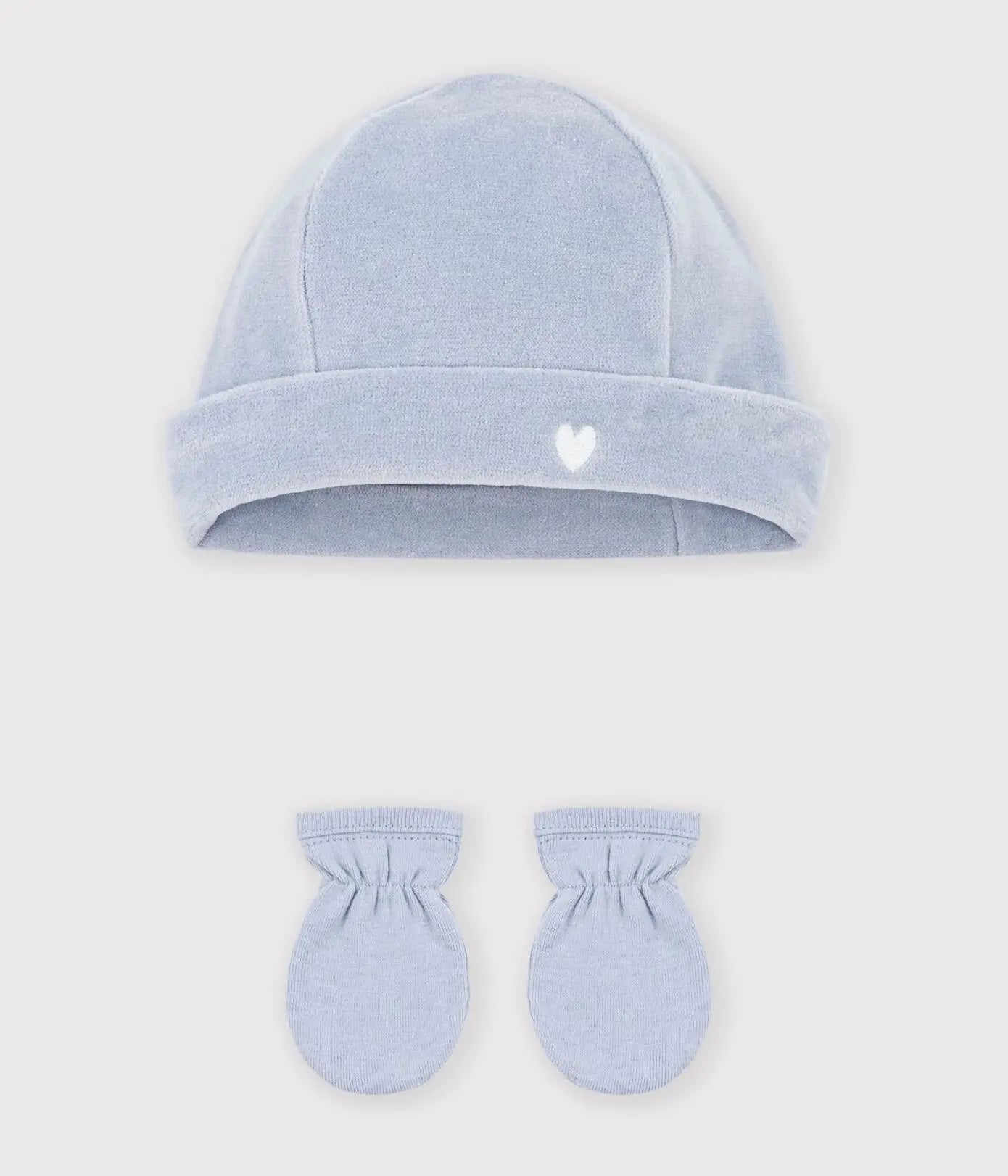 Petit Bateau Mutsje En Wanten - Blauw