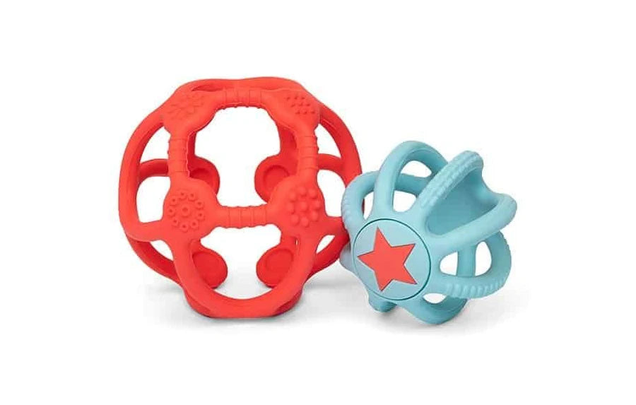 Little L Set Van 2 Sensorische Ballen - Red/Blue
