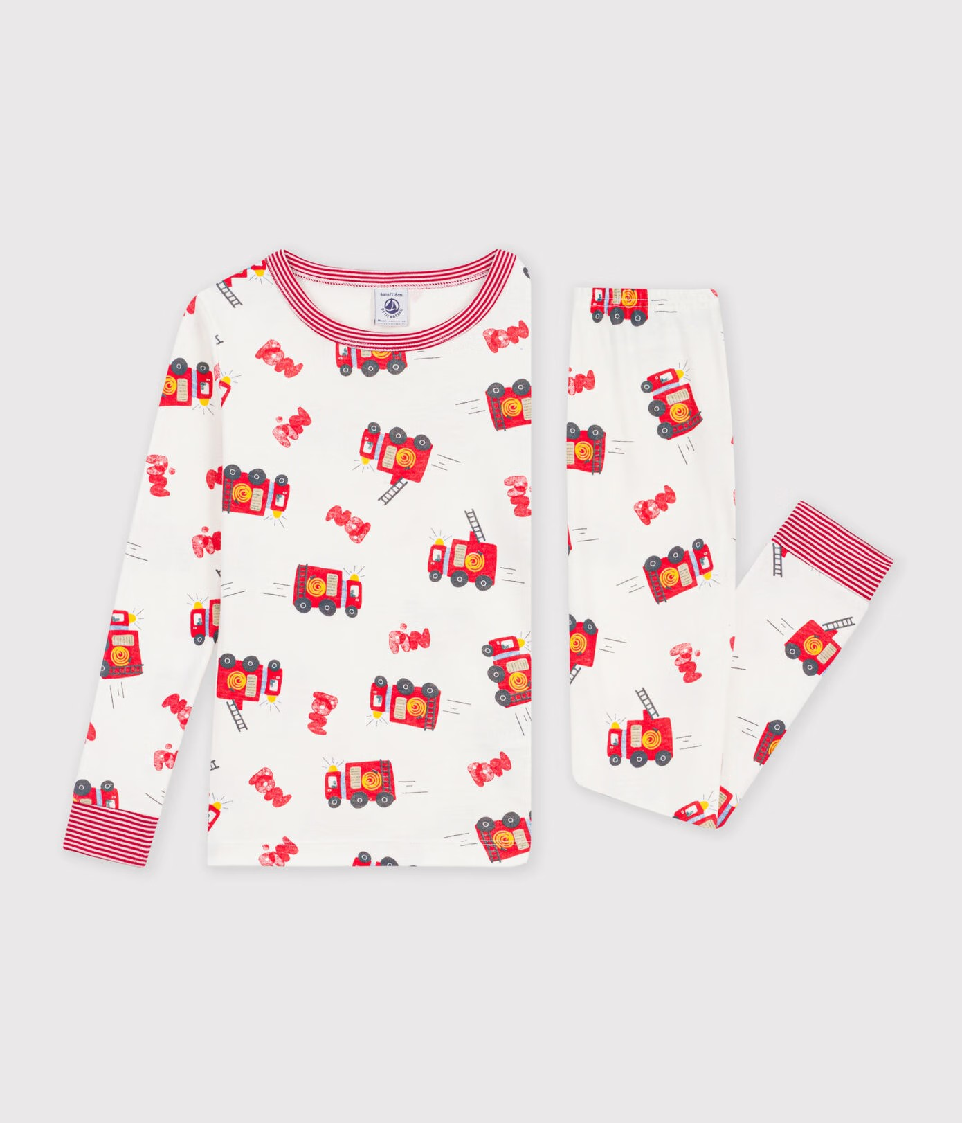 Petit Bateau Pyjama - Wit