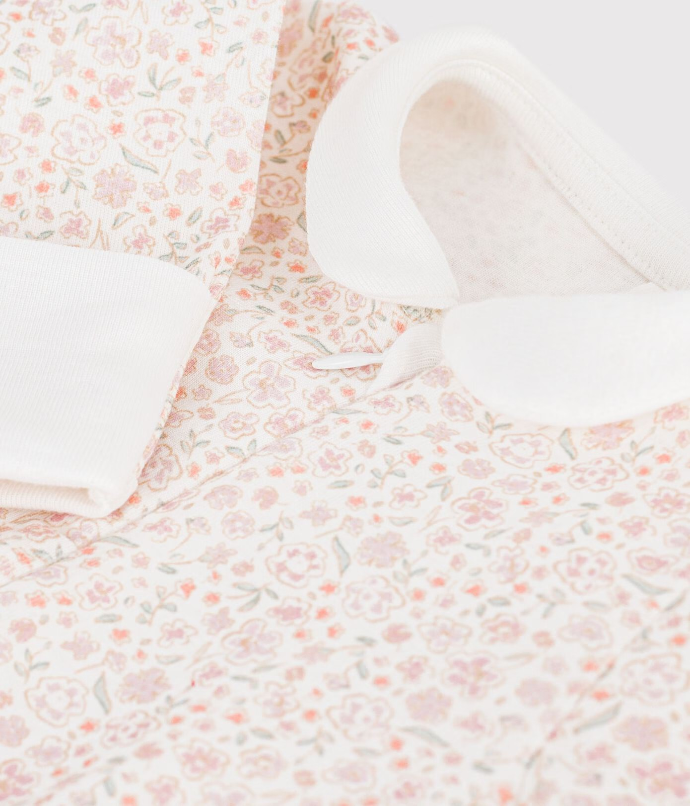 Petit Bateau Slaappakje Met Rits - Wit