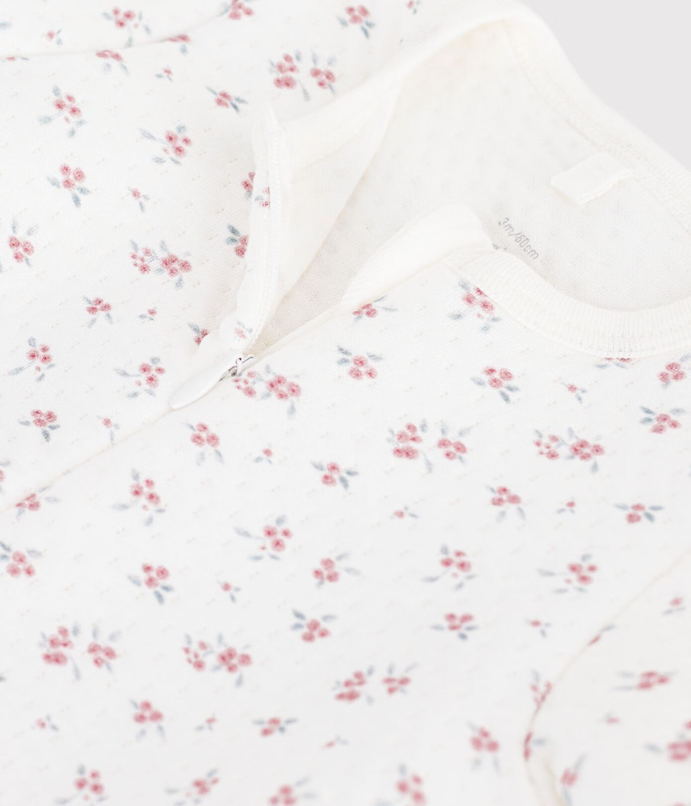 Petit Bateau Slaappakje Met Rits - Wit