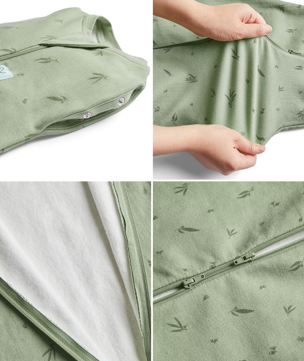 Ergopouch Cocoon Combi Slaapzak Baby + Inbakerslaapzak 0,2 Tog 0-3M - Sage