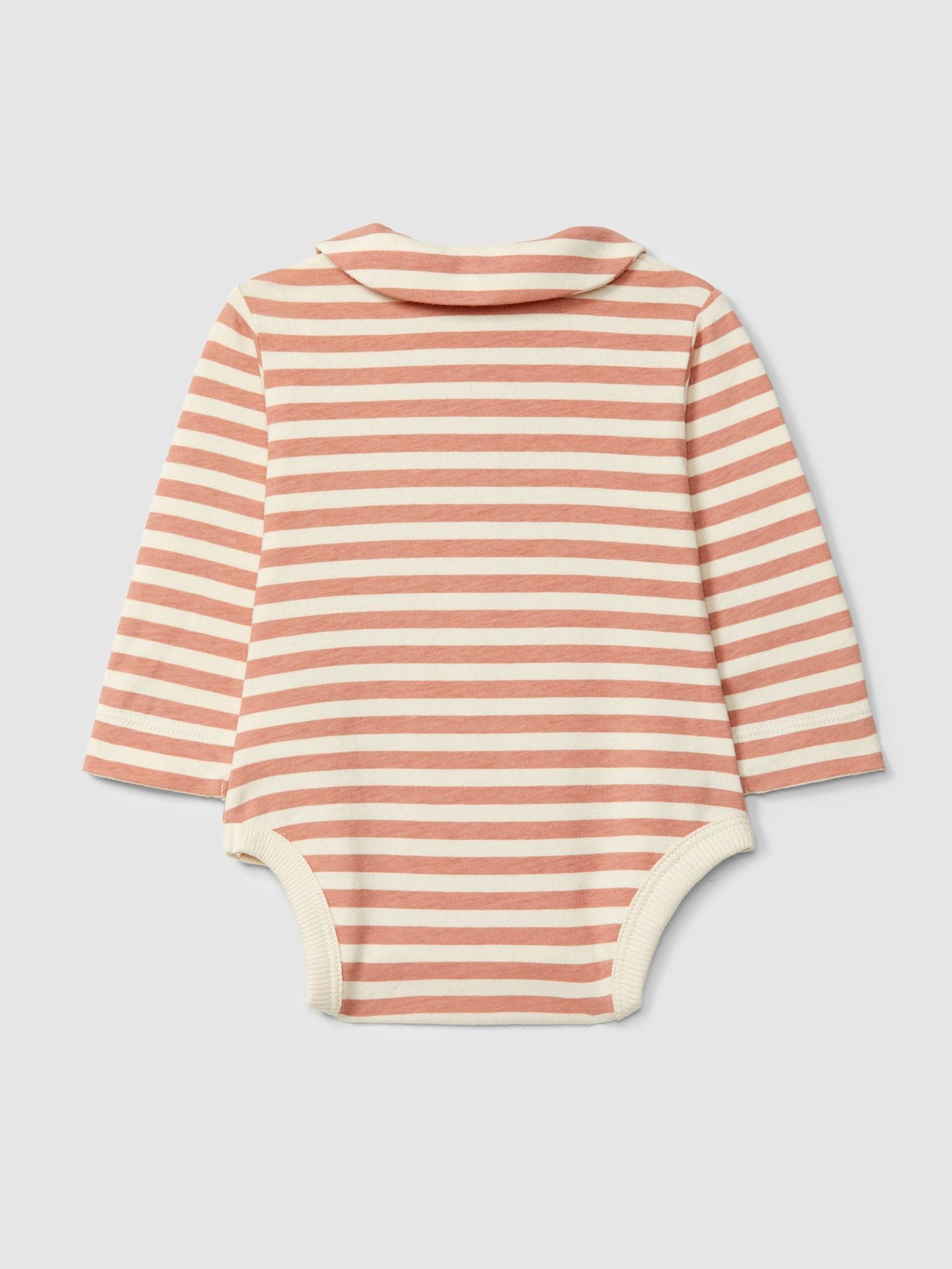 Snug Romper Met Kraag - Donkerroze