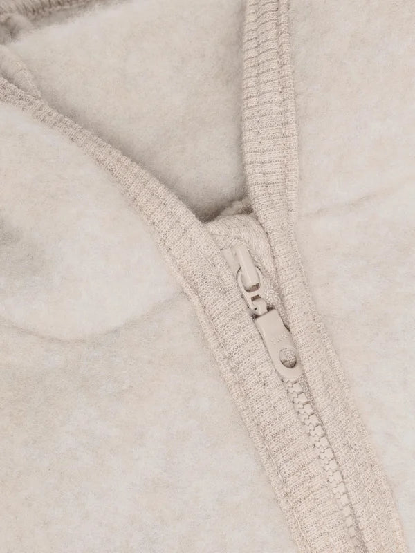 Huttelihut Babyjasje in Merinowol - Beige