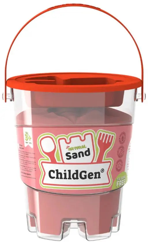 ChildGen Magic sand 500gr met zandvormpje - Rood