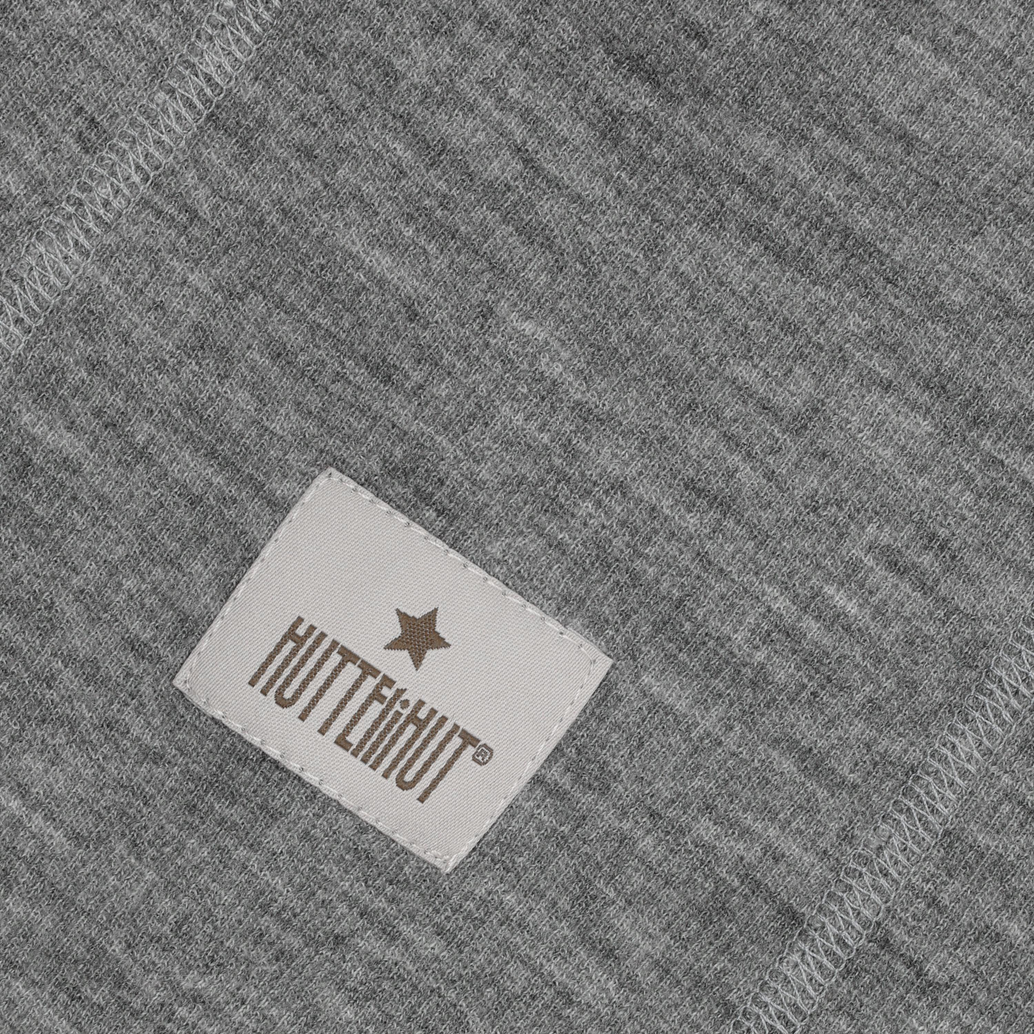 HUTTEliHUT Bivakmuts Wol Rib - Medium Grey Melange