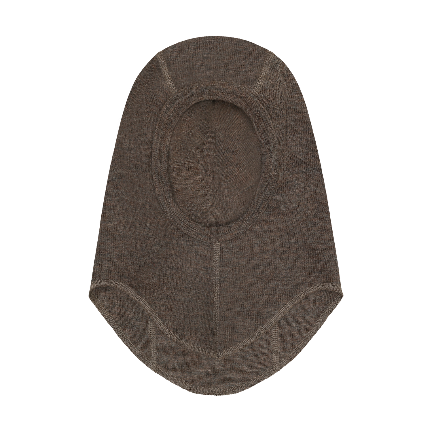 HUTTEliHUT Bivakmuts Wol Rib - Brown Melange