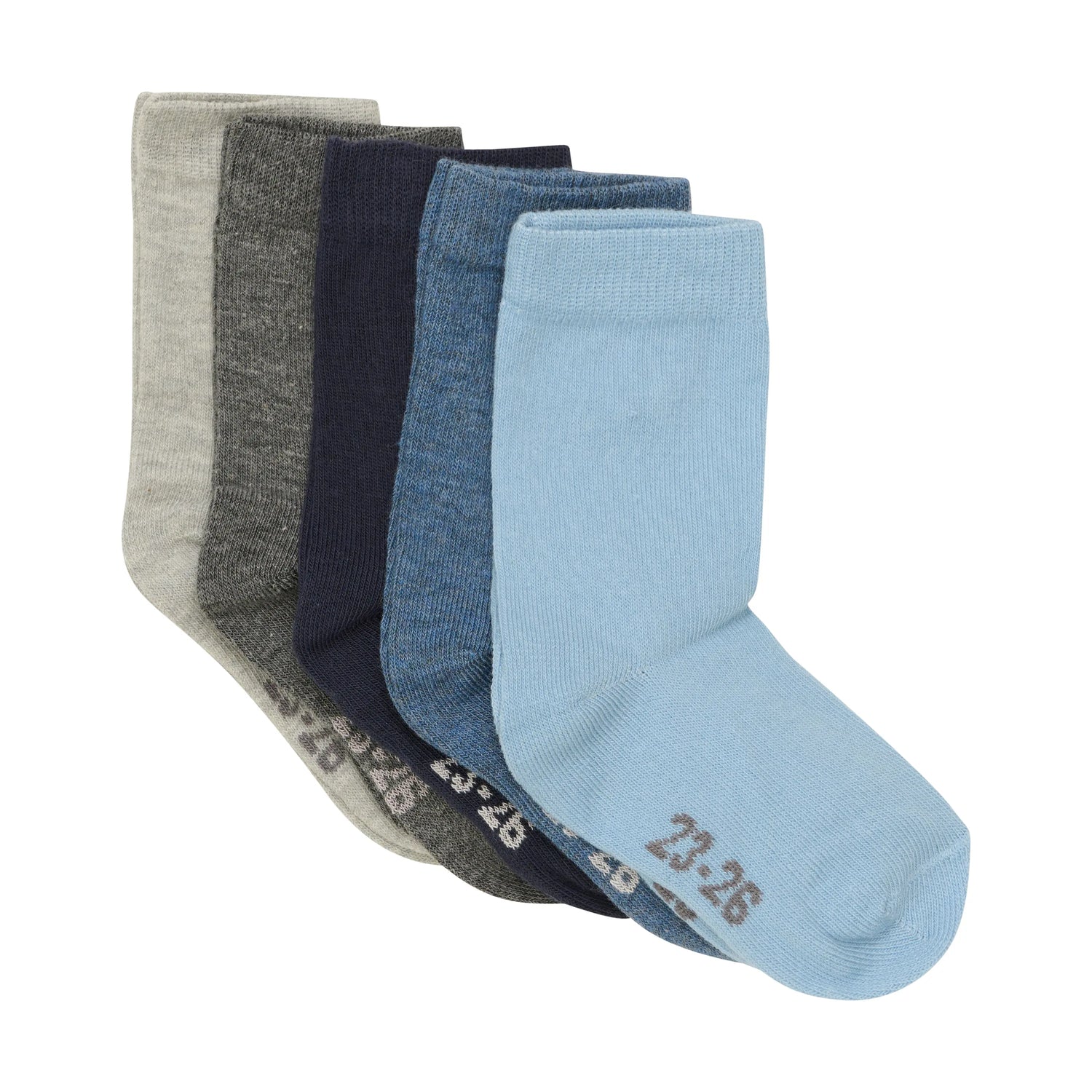 Minymo Enkelsokken Multi (5-pack) - Dark Navy
