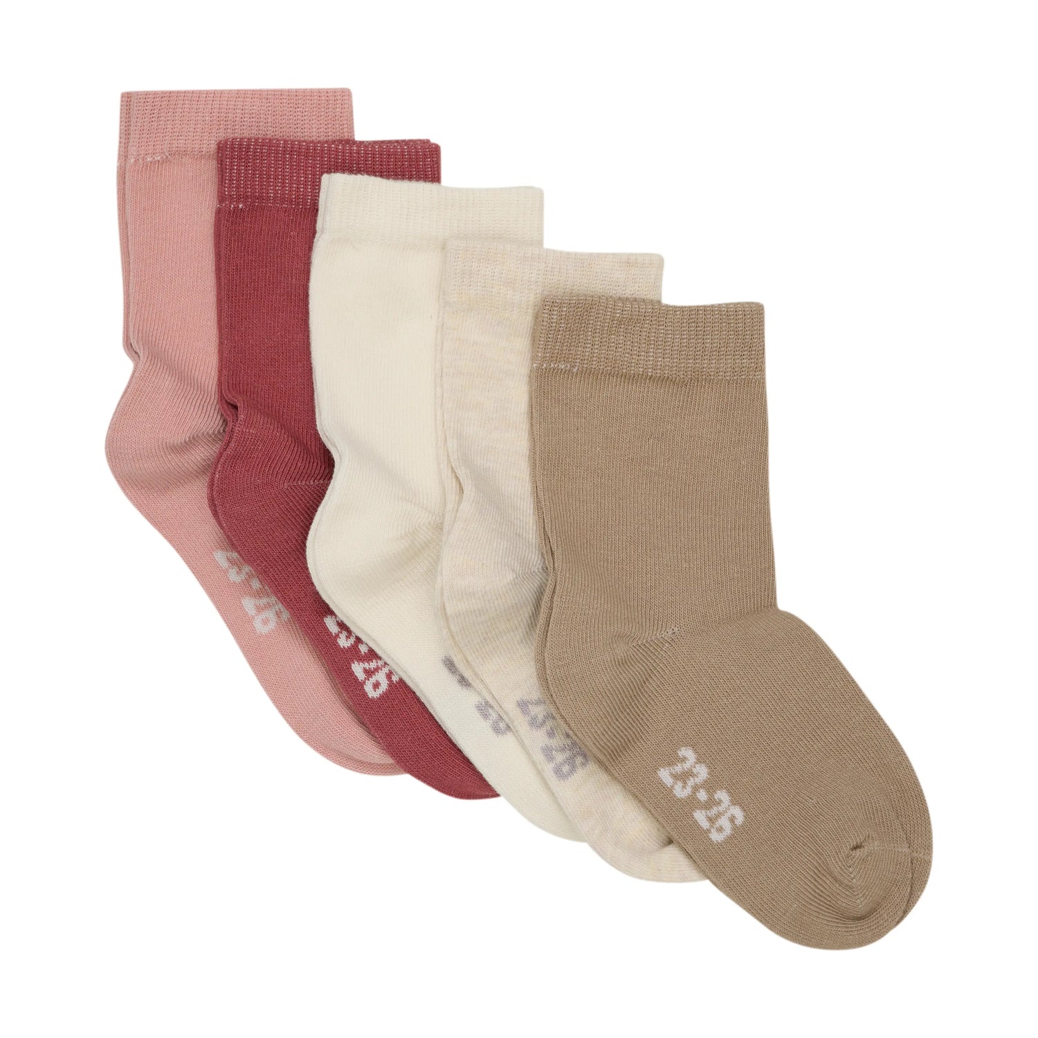 Minymo Enkelsokken Multi (5-pack) - Rose Cloud
