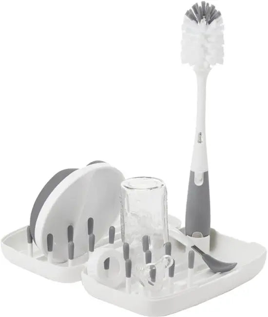 Oxo Tot Flessendroogrek En Borstel Reisset - Groen