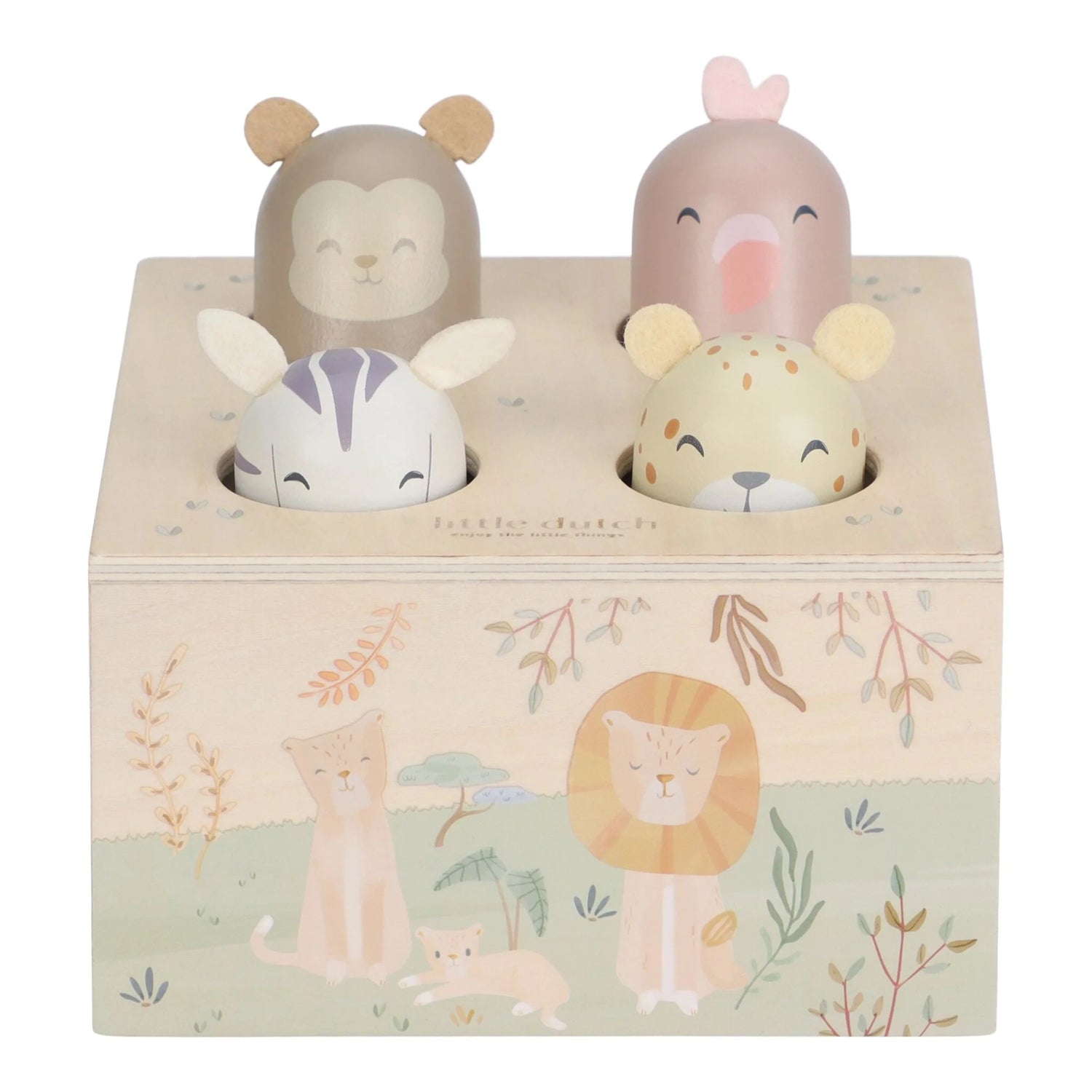 Little Dutch Safari Friends Houten Pop-up