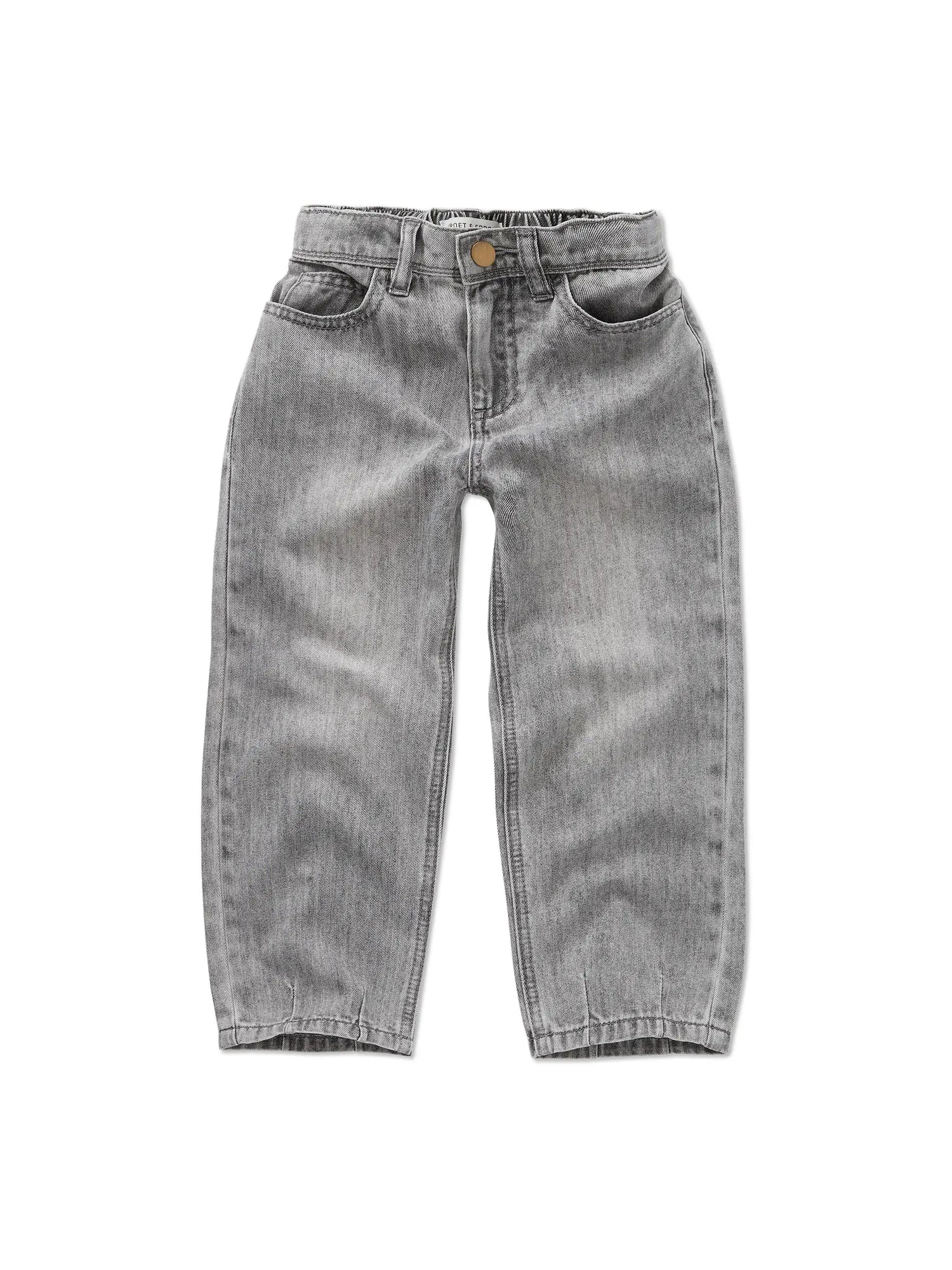 Sproet & Sprout Losse Denim Broek - Grey Denim