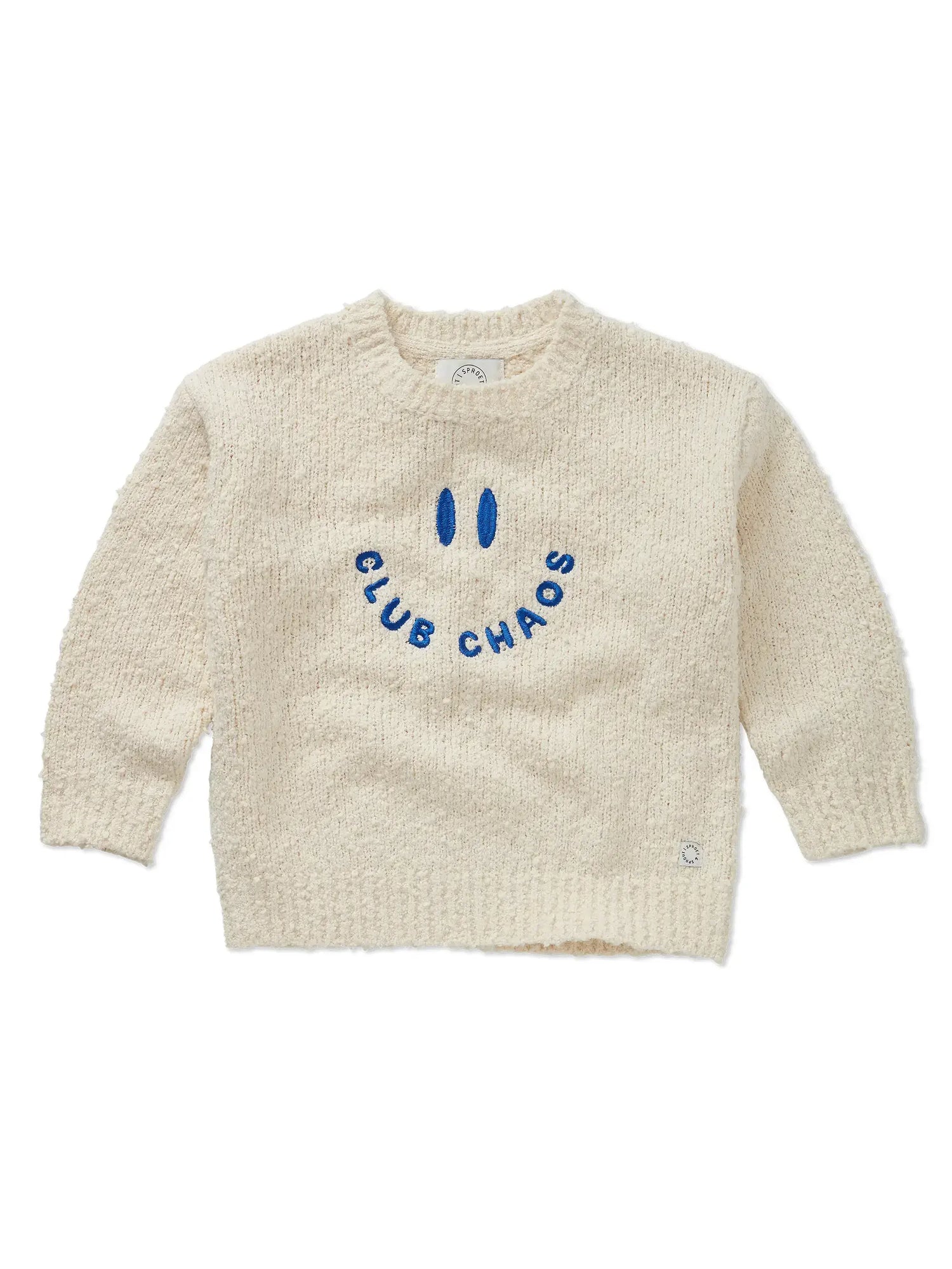 Sproet & Sprout Bouclé Sweater Club Chaos - Ivory Melee
