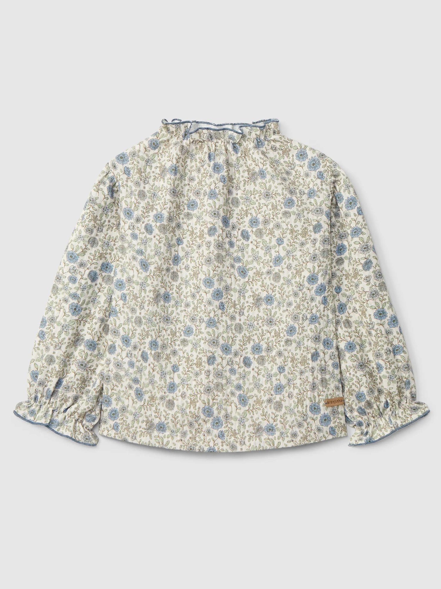 Laranjinha - blouse met bloemenprint