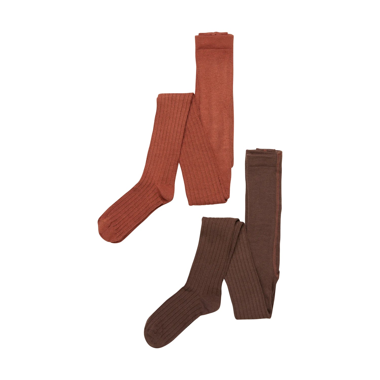 Minymo Ribmaillot (2-pack) - Cocoa Brown
