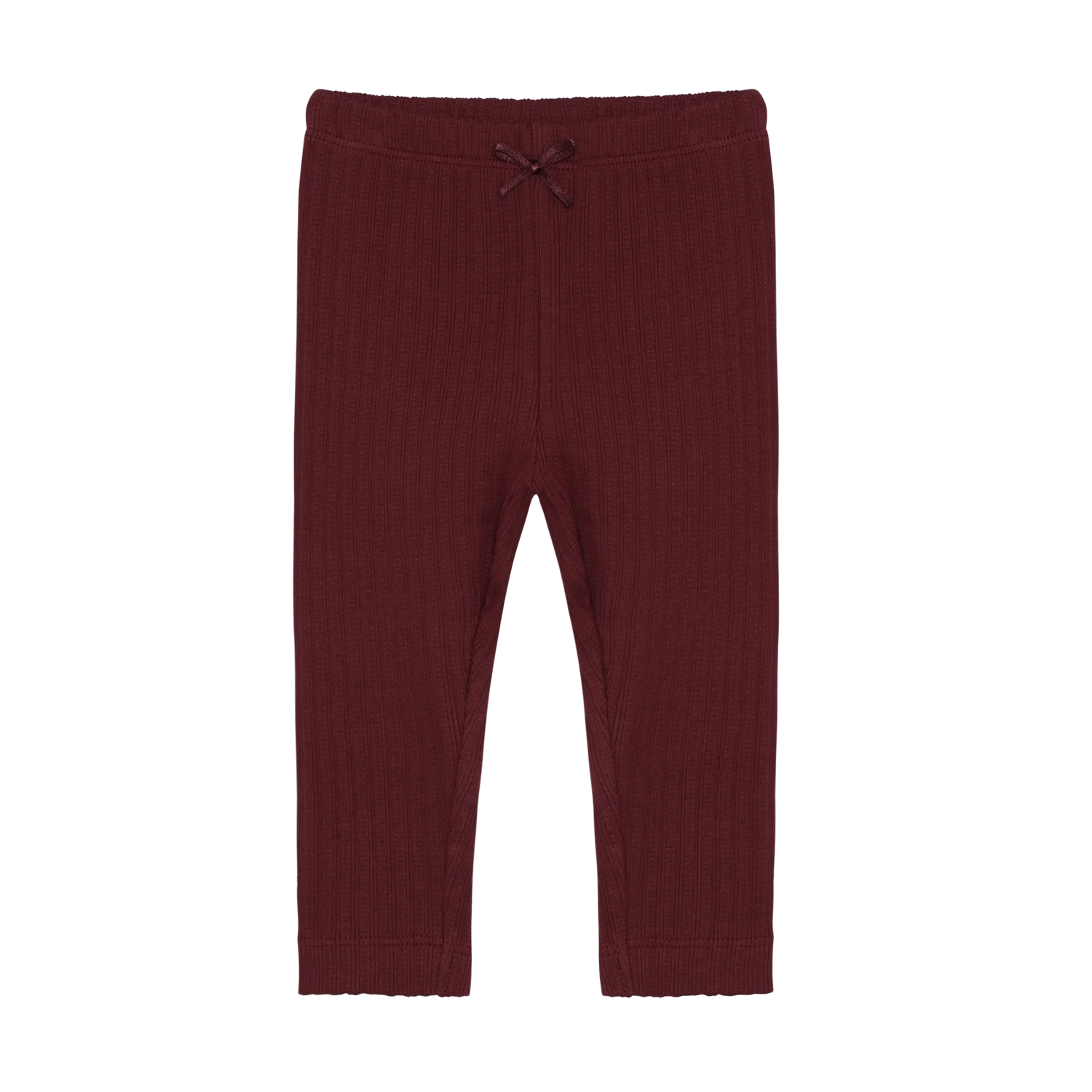 En Fant Pointelle Legging - Burgundy