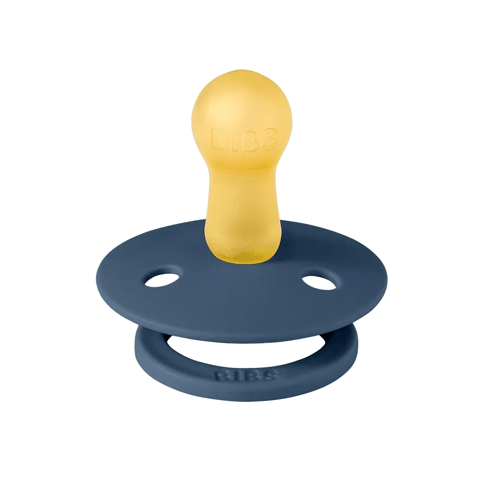BIBS Fopspeen Rond 2 PACK - Blue/Petrol