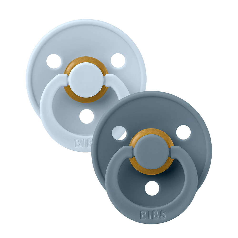 BIBS Colour 2 PACK - Baby Blue/Petrol