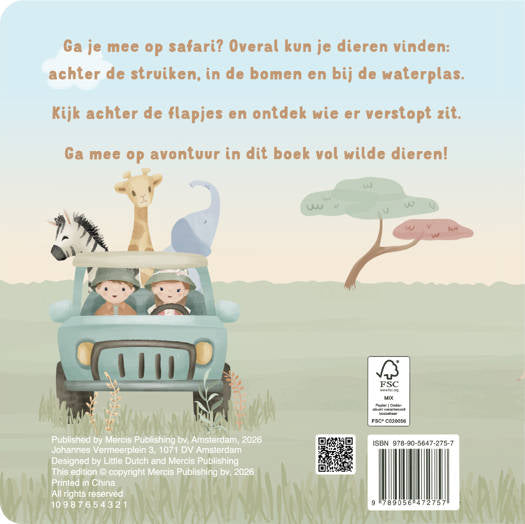 Mijn Flapjesboek Wilde Dieren - Little Dutch