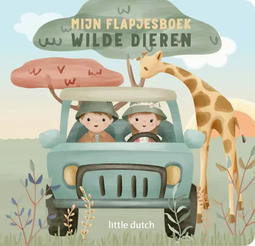 Mijn Flapjesboek Wilde Dieren - Little Dutch