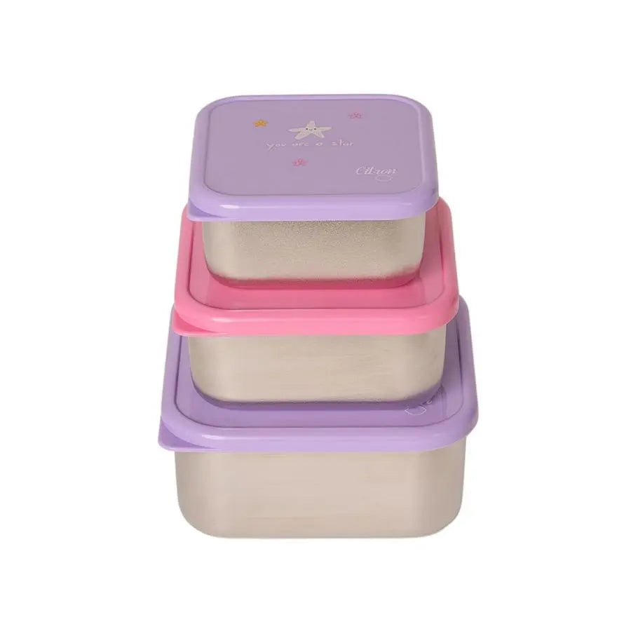 Citron Stackable Stainless Steel Lunchbox - Mermaid